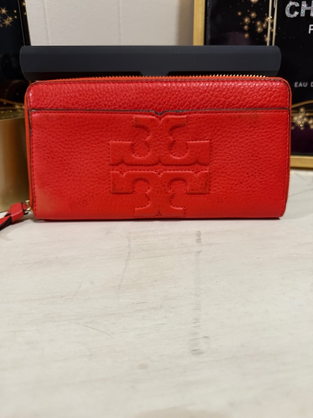 Tory Burch “Bombie-T” Zip Continental Wallet